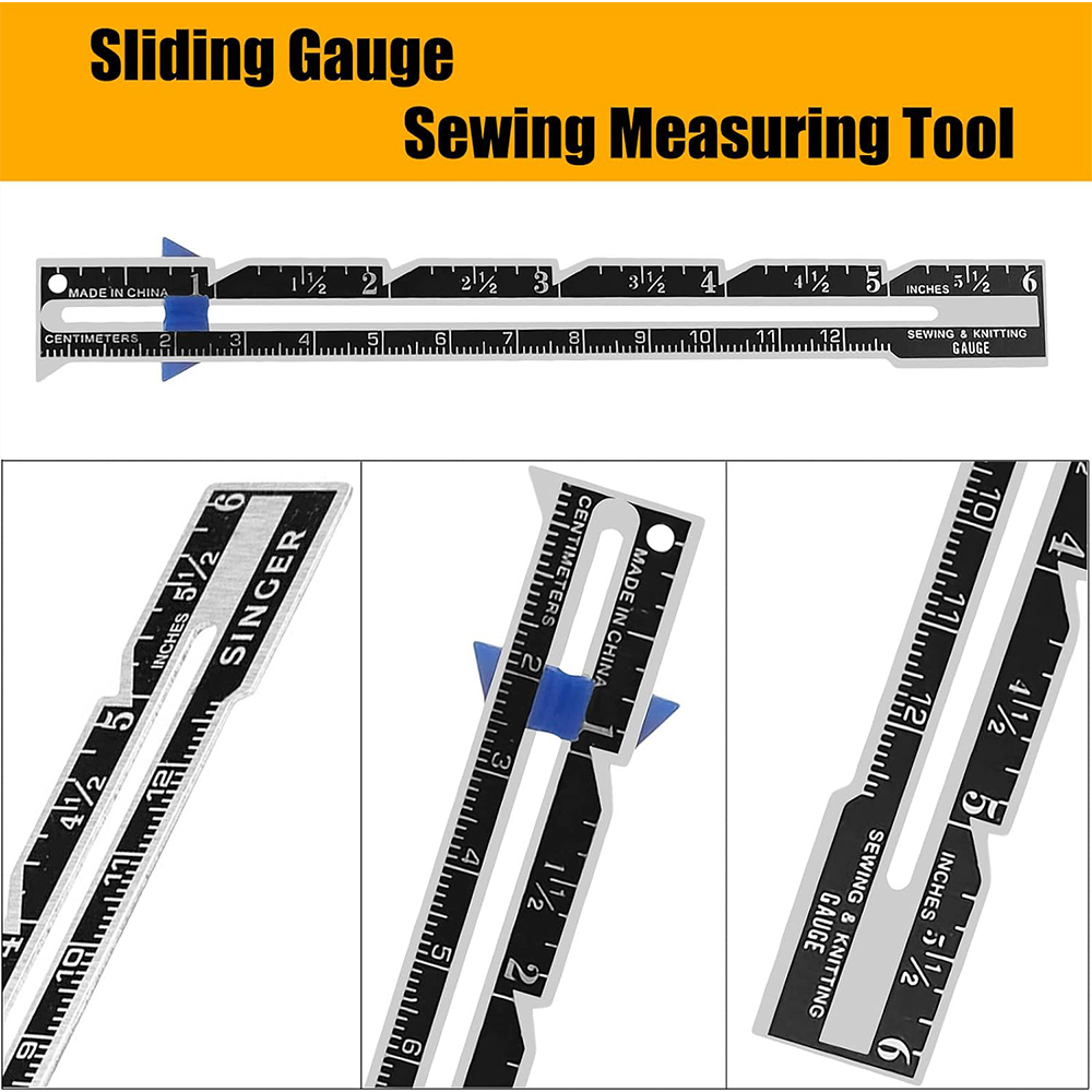 Herramienta de medición de cal - Sewing Gauge Ruler reseña y precio