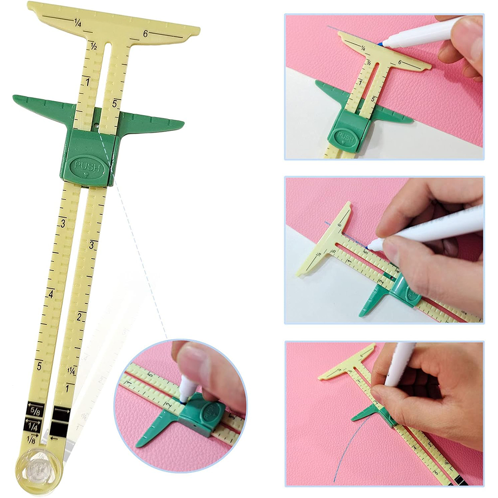 Herramienta de medición de cal - Sewing Gauge Ruler reseña y precio